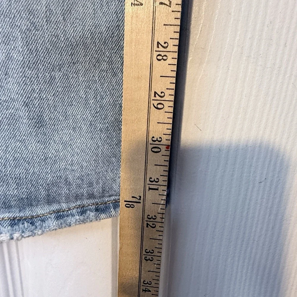 Purple Brand Jeans P001 Skinny‎ Fit Light Blue Wash Distressed 36X31